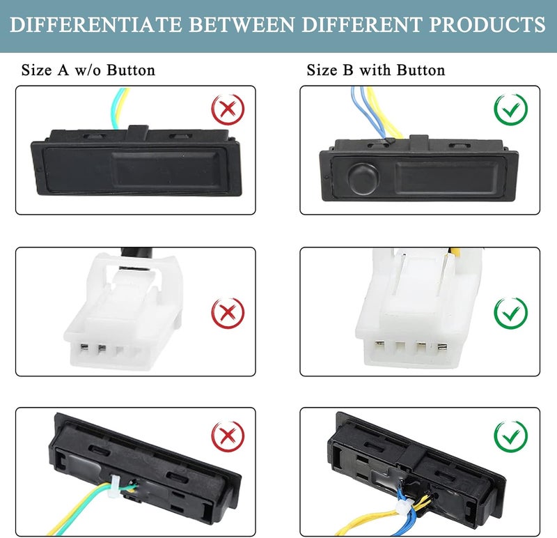 E-Vniko Rear Liftgate Trunk Open Release Switch Compatible for Nissan Pathfinder 2014-2019 Replace Tailgate Lid Switch 25380-3JA0A - Image 4